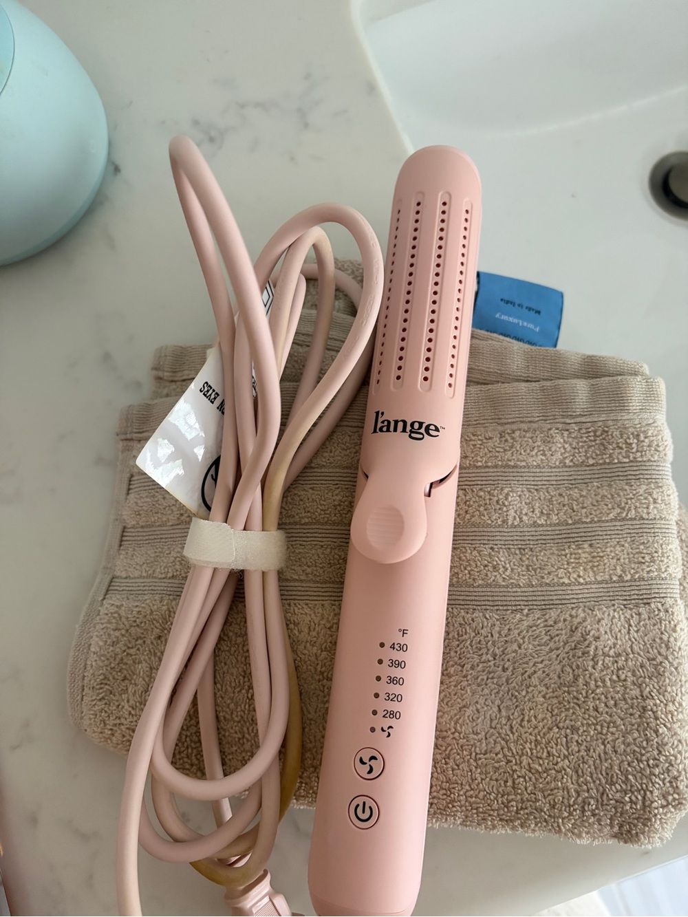 L’ange Le Duo 360° Airflow Styler in Blush  used very little